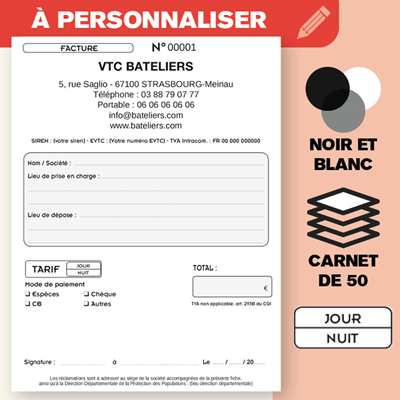 Factures VTC Auto-entrepreneur