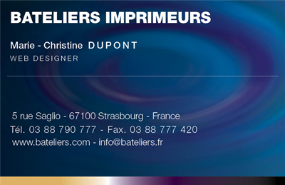 Carte de visite professionnelle modèle_1 