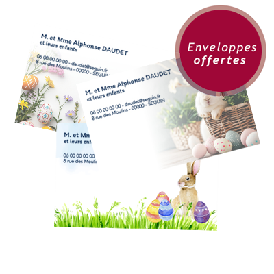 Carte illustrée - Paques