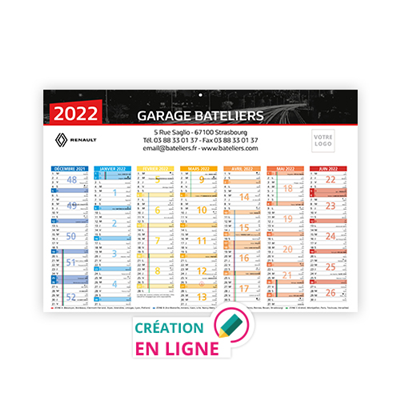 Calendriers Automobiles A5