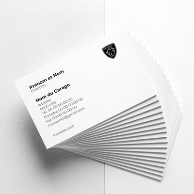Carte de visite Peugeot