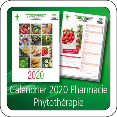 Calendrier 2020 Pharmacie Phytotherapie