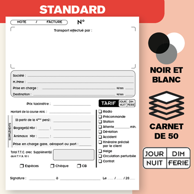 Attestations de Paiement Taxi 
