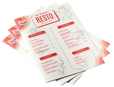 Menu Brochure