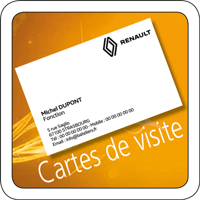Carte de visite Renault