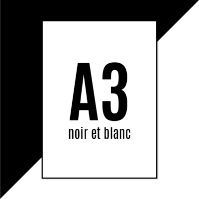 Copie Noir A3