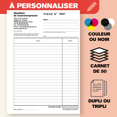 Carnet de pièces 