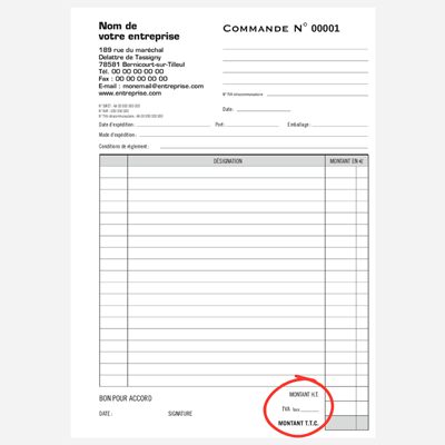 Carnet de commande 