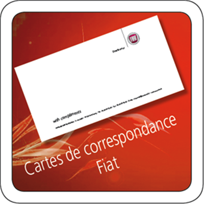 Carte de correspondance Fiat