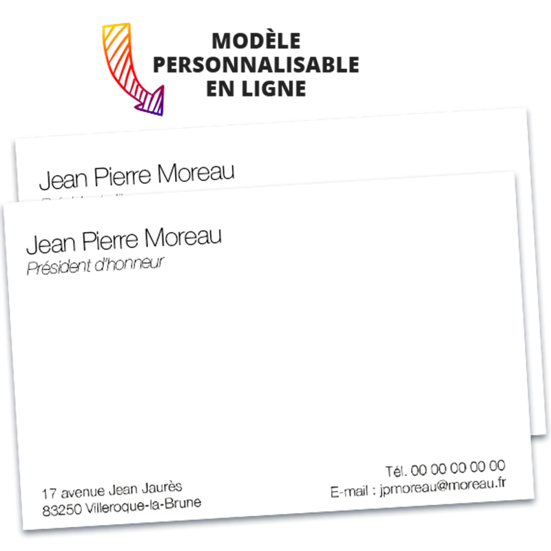 Carte De Visite Avec Texte Carte De Visite Avec Texte
