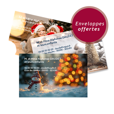 Carte illustrée - Noel