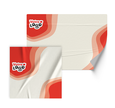 Étiquettes carrés et rectangulaires