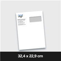 Enveloppe C4 32x23cm avec fenêtre
