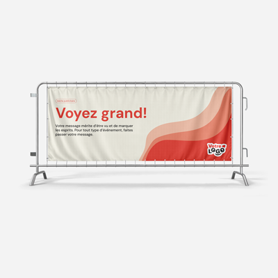 Bâche publicitaire